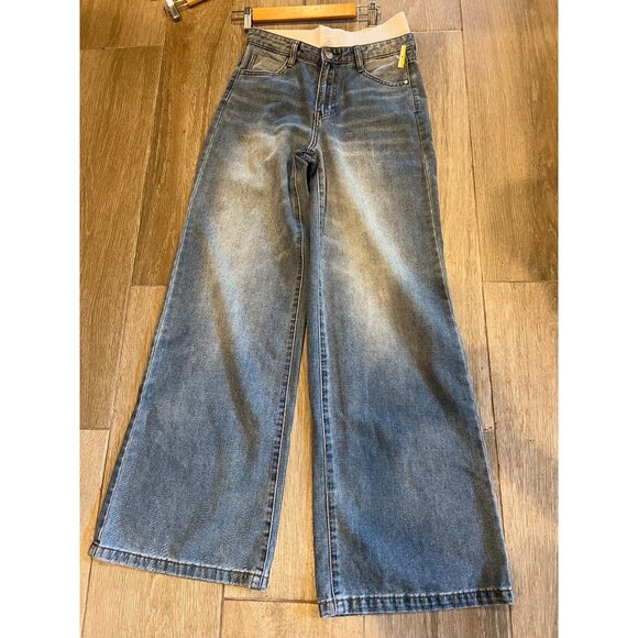 NEW PTCL Rinata Double Waist Band Non Stretch Jeans SIZE 26 - Picture 11 of 12